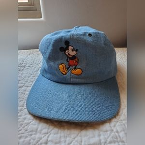 Vintage Mickey Denim Hat Cap from Disneyland LA Goofys Hat Company